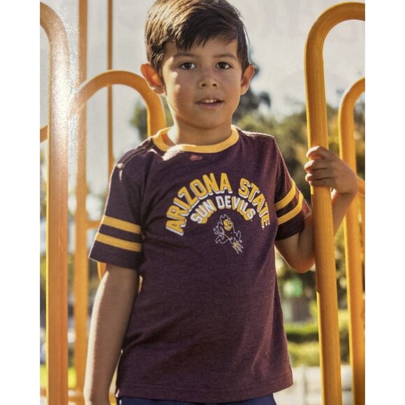 NEW ASU Arizona State Sun Devils Colosseum Athletics Maroon Shirt Toddler 3T - Picture 1 of 5